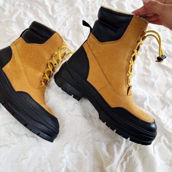 Timberland leather Brooke Valley Winter Boots Size 7.5 New - Picture 5 of 8